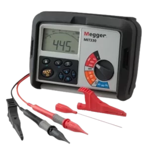 Insulation resistance and continuity testers for electricians MIT300 series